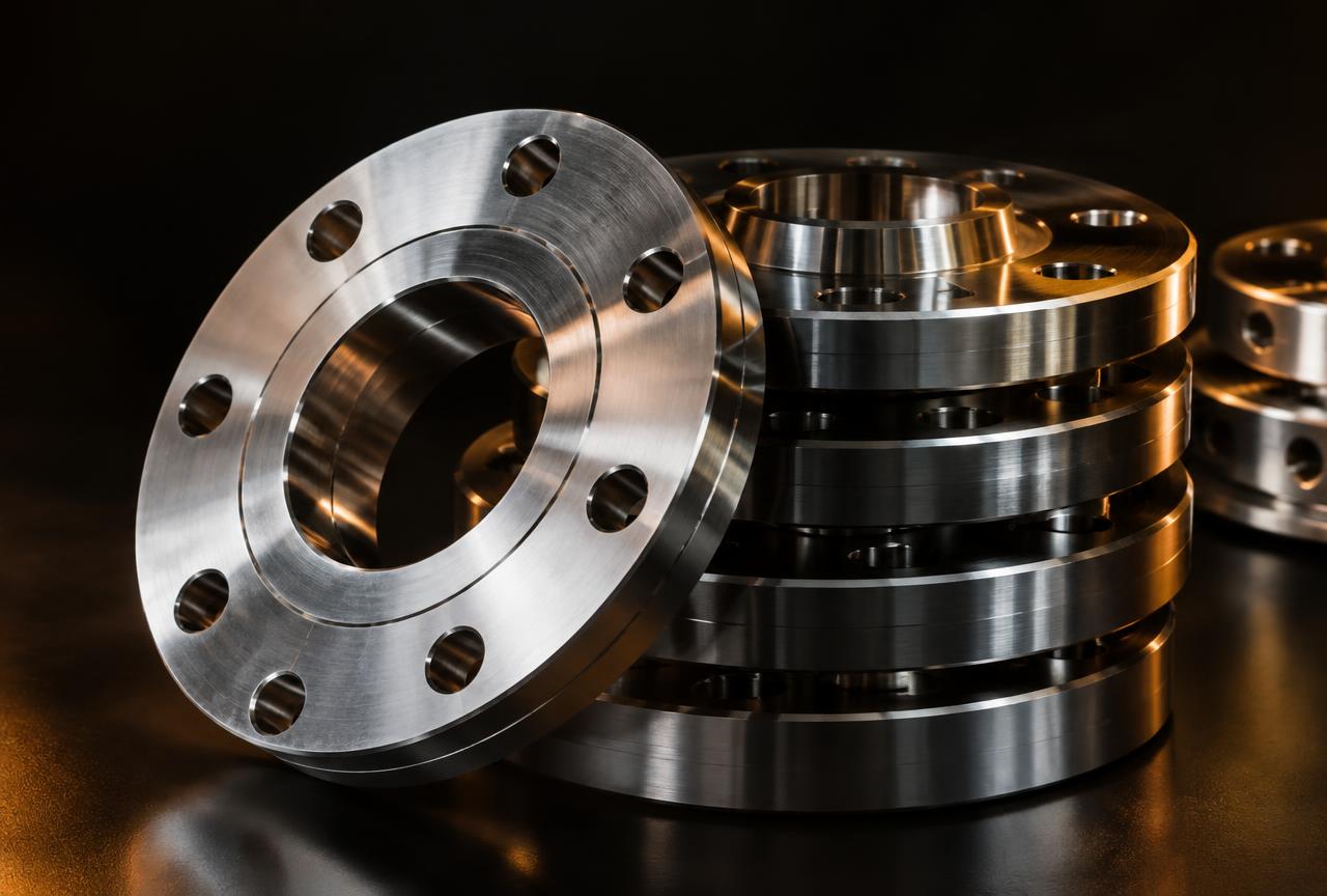 Precision machined stainless steel flanges exporter India