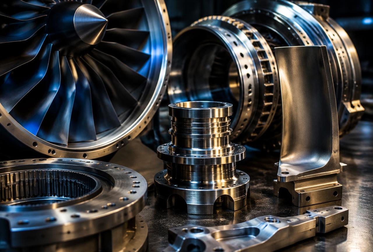 Precision machined aerospace components, CNC machining for aerospace India